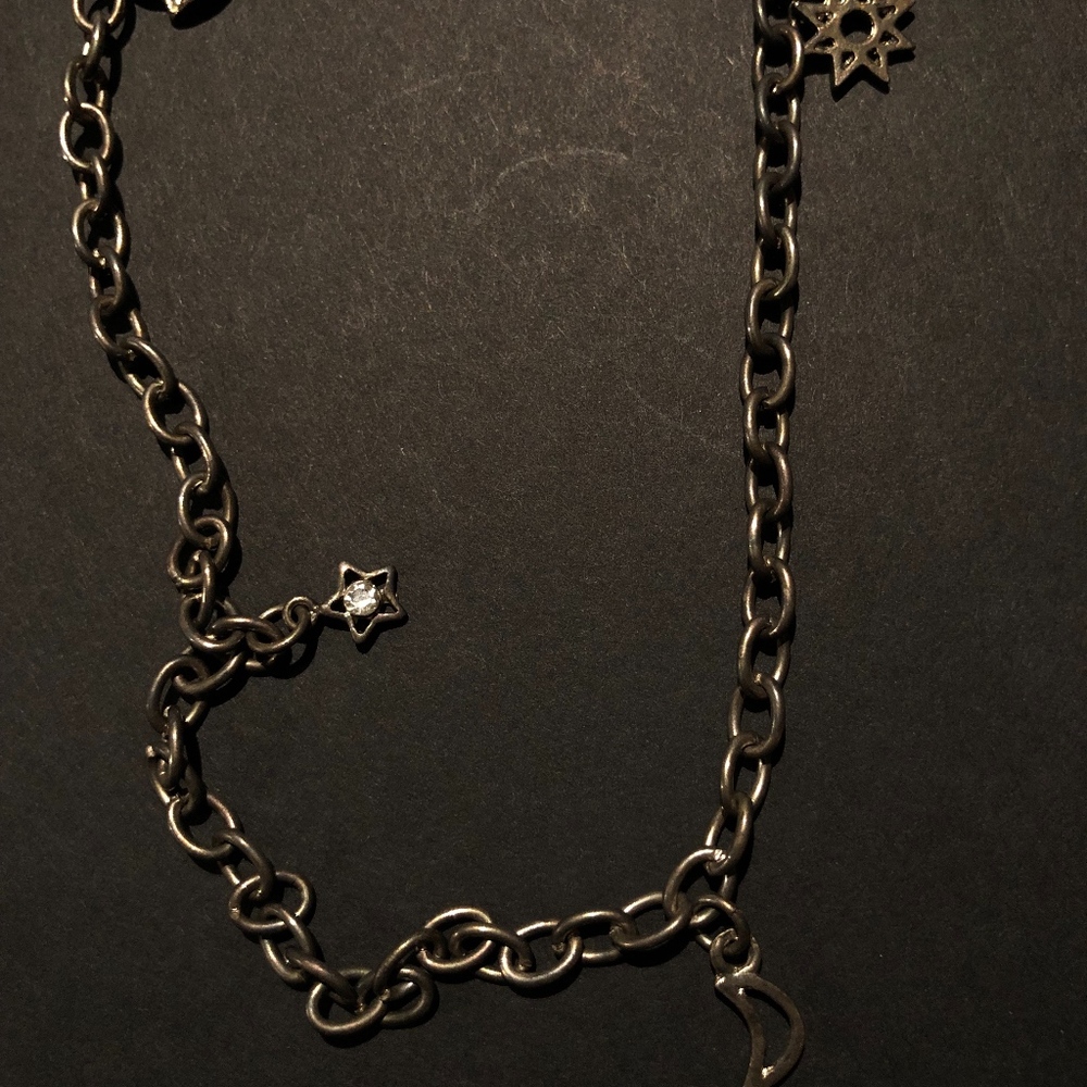 New Moon Charm Necklace
